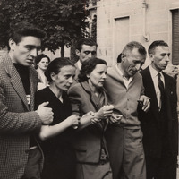 I genitori di Angela Cavallero ai funerali