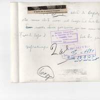 Fagotto con gli abiti di Angela Cavallero