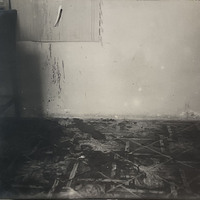 Le macchie del sangue della vittima nella stanza dove è stata accoltellata Maria Flores