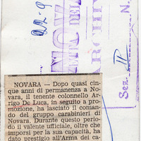 Il colonnello dei carabinieri Arrigo De Luca