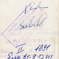 Il padre di Angela Cavallero