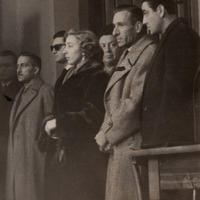 La sorella, il padre e il cognato di Angela Cavallero il giorno dell'inizio del processo a carico di Nadir Chiabodo