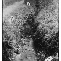 Il canale di scolo nei pressi di Aosta dove è stato ritrovato il cadavere di Gabriele Jans Savy