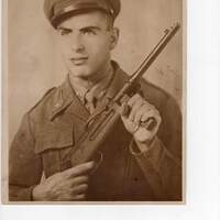 Nadir Chiabodo ai tempi in cui era militare in Sicilia